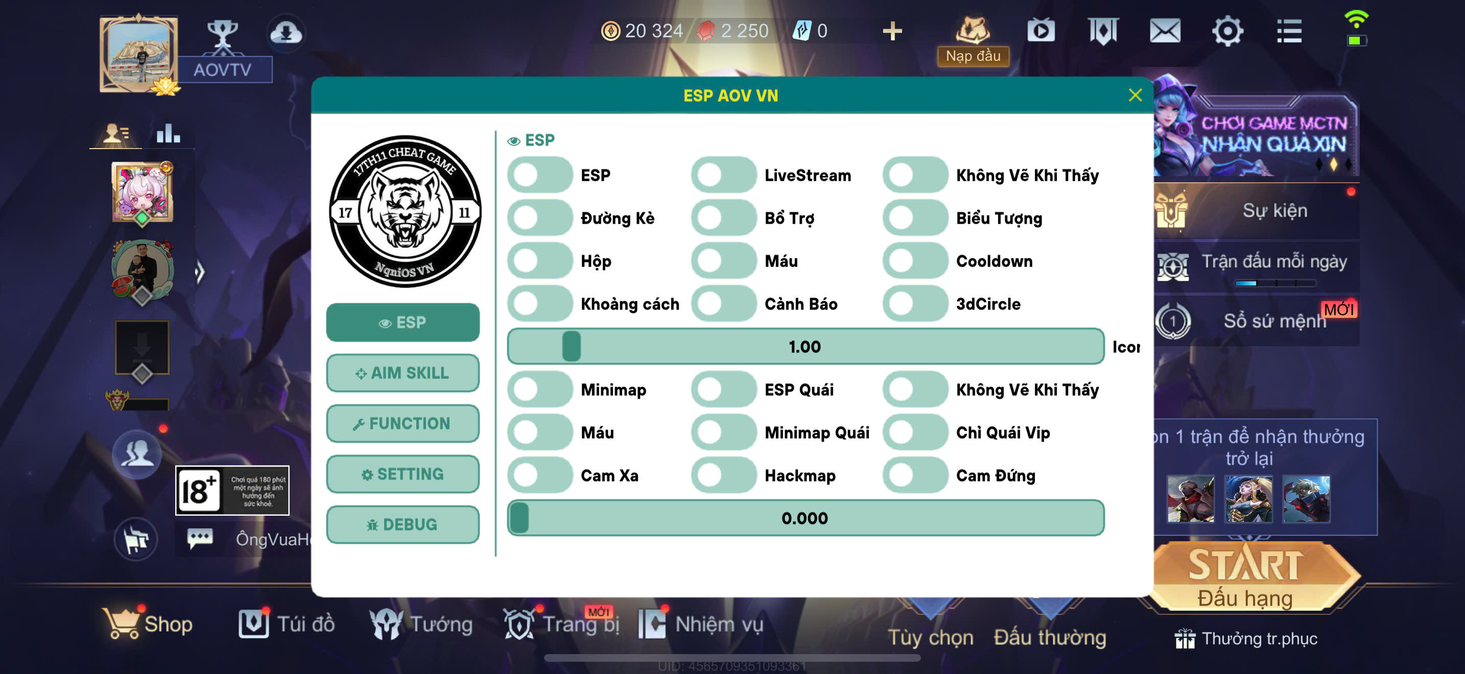 [<b>IOS - NONJB</b>] HACK MAP LIÊN QUÂN MINIMAP KÍN AN TOÀN</br> <h4>[<b>GÓI THƯỜNG</b>: Bấm vào ảnh tìm bản minimap cài ]</h4>